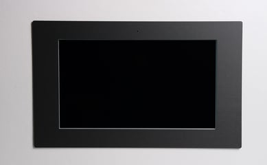 Gira Client19 Designvariante: Aluminium, Farbe schwarz