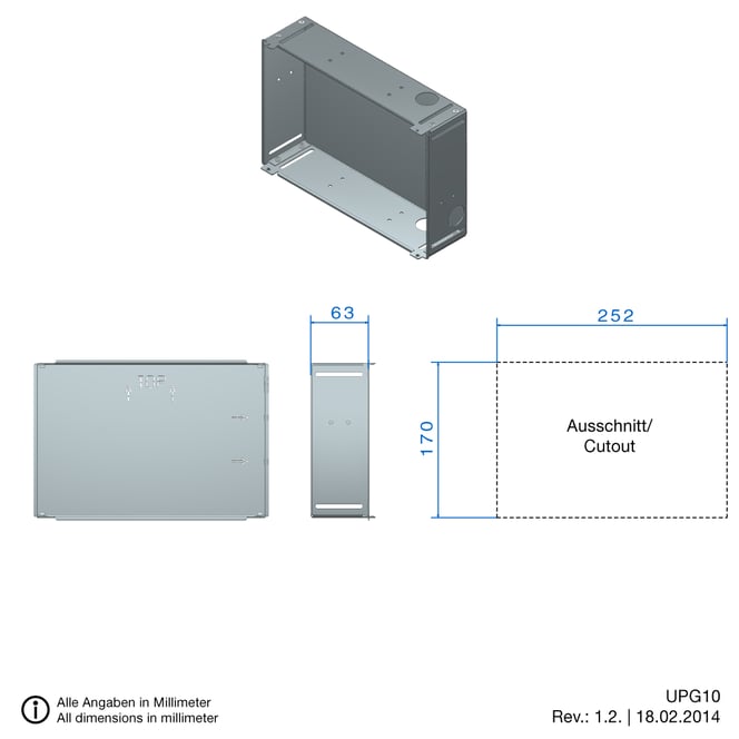 touch panel built-in box