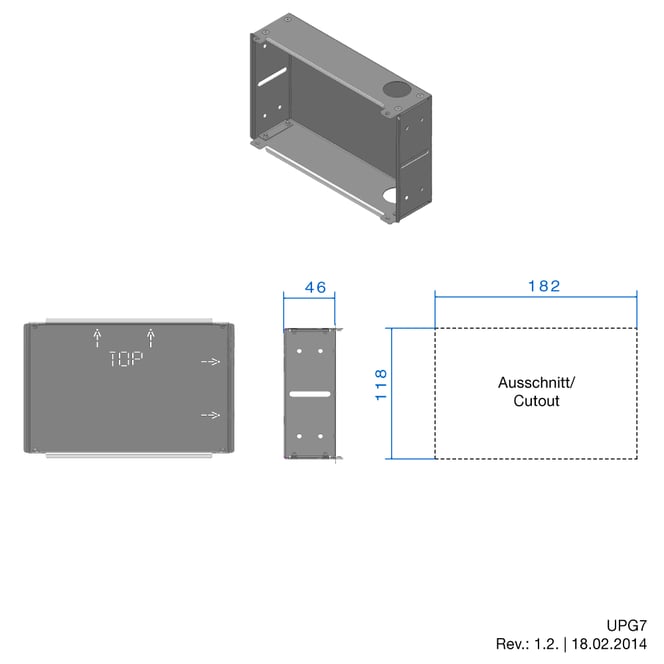 7-inch touch panel for building automation