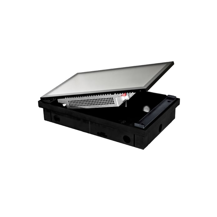 Touch panel for building automation, easy to install