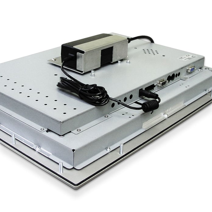 Touch display with stainless steel frame IP65