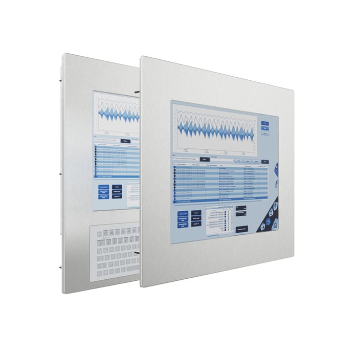 Touch display for panel mounting