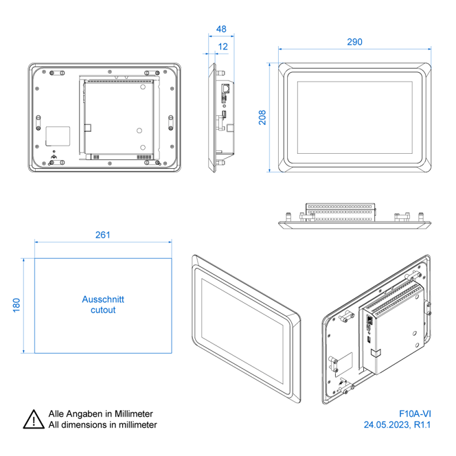 food and beverage touch panel android