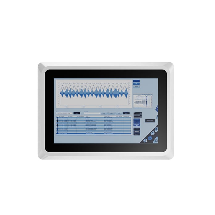 Touch panel stainless steel housing IP65