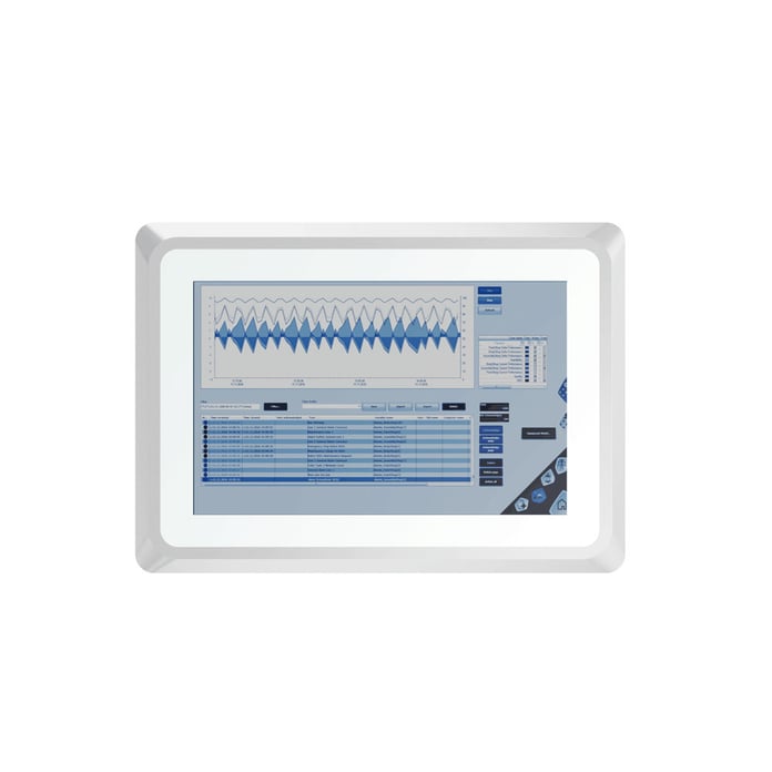 Touch panel stainless steel housing IP65