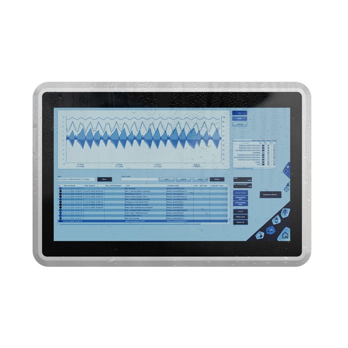 HMI panel stainless steel control cabinet