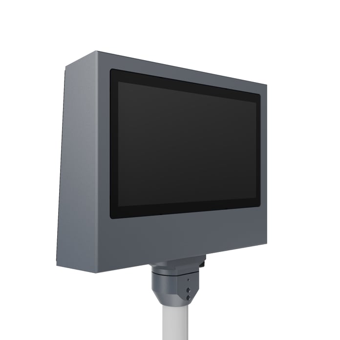 Panel display for food or pharmaceutical applications