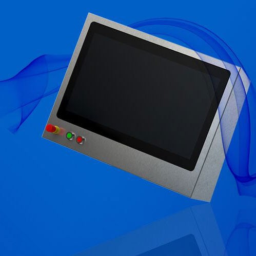 Industrie-Display für den Tragarm