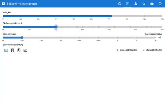 Bildschirmeinstellungen DE