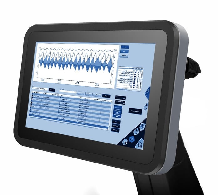 10 Zoll Web-HMI für CoDeSys und SPS Tragarmmontage